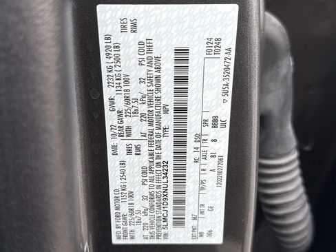 Used 2022 Lincoln Corsair Standard 4D Sport Utility w/ Equipment Group 101A image 30