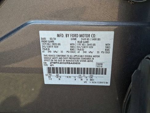 Certified 2024 Ford Edge Titanium AWD/4WD image 25