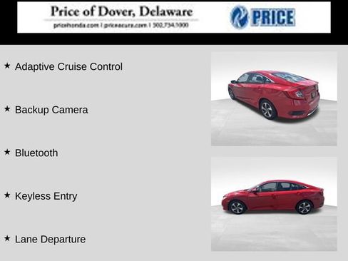 Certified 2019 Honda Civic LX image 2