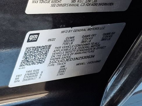 Used 2022 Chevrolet Silverado 1500 High Country w/ Z71 Off-Road Package AWD/4WD image 27