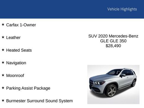 Used 2020 Mercedes-Benz GLE 350 4MATIC image 2