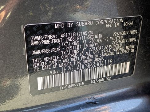 Used 2024 Subaru Crosstrek 2.0i Premium image 31