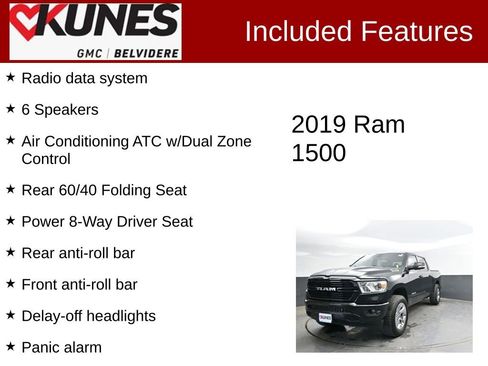 Used 2019 RAM 1500 Big Horn AWD/4WD image 3