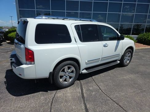 Used 2014 Nissan Armada Platinum w/ 2nd Row Captain Seat Package AWD/4WD image 3