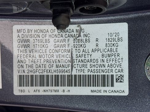 Used 2020 Honda Civic LX image 39