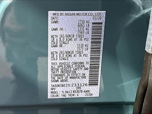 New 2026 Nissan Pathfinder Rock Creek AWD/4WD image 8