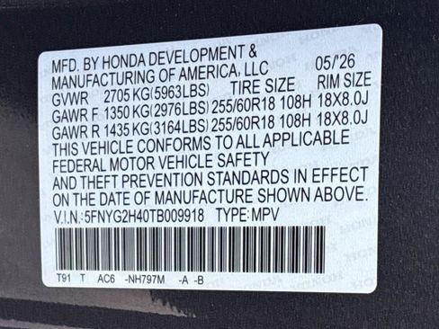 Certified 2026 Honda Pilot EX-L image 37