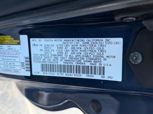 Used 2007 Toyota Tacoma 4x4 Access Cab image 32
