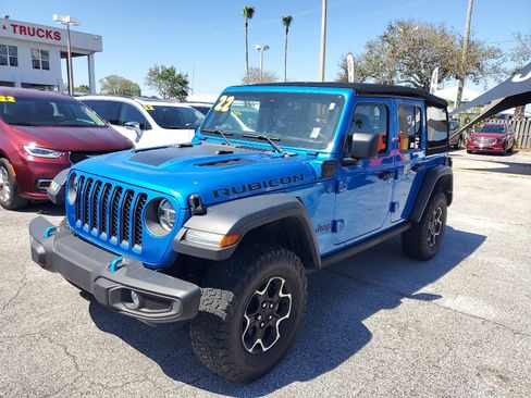 Used 2022 Jeep Wrangler Unlimited Rubicon 4xe w/ Safety Group image 3