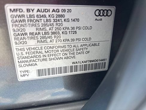Used 2021 Audi Q7 3.0T Premium Plus w/ Executive Package AWD/4WD image 68