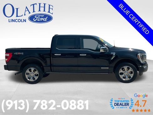 Certified 2022 Ford F150 Platinum w/ Equipment Group 701A High AWD/4WD image 7