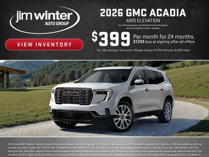 New 2026 GMC Acadia Elevation w/ Elevation Premium Package