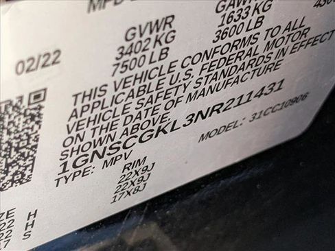 Used 2022 Chevrolet Suburban High Country image 25