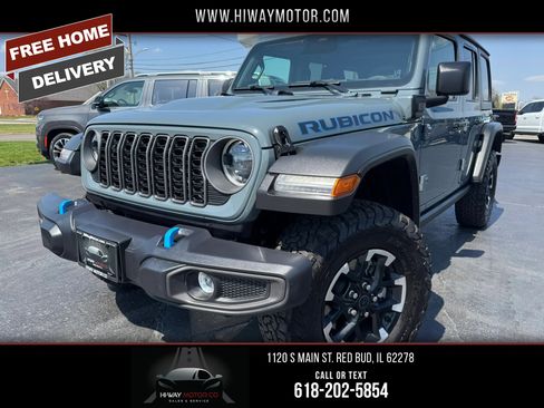 Used 2025 Jeep Wrangler Unlimited Rubicon 4xe AWD/4WD image 1