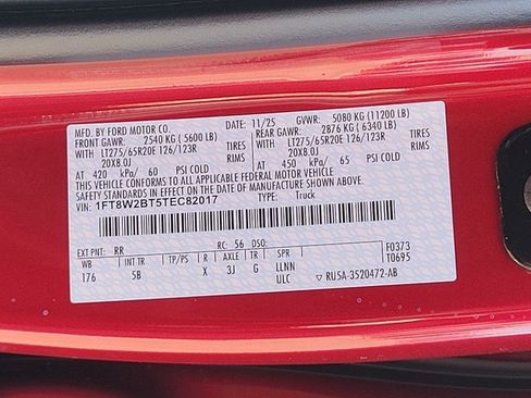 New 2026 Ford F250 Lariat w/ Black Appearance Package image 14