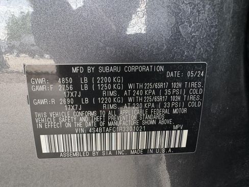 Used 2024 Subaru Outback Premium w/ Popular Package #1A AWD/4WD image 34