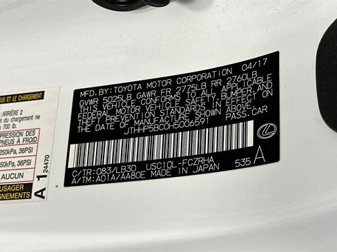 Used 2017 Lexus RC F F w/ Premium Package image 36