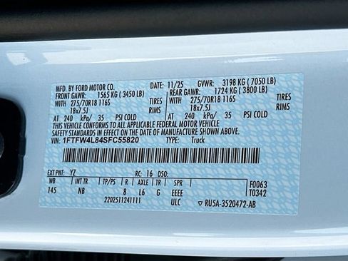 New 2025 Ford F150 Tremor w/ Equipment Group 402A High AWD/4WD image 21