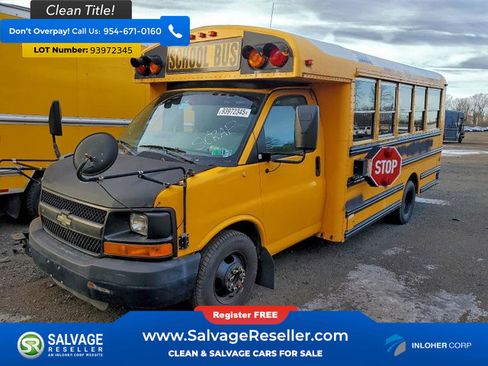 Used 2011 Chevrolet Express 3500 Extended w/ School Bus Package RWD image 1