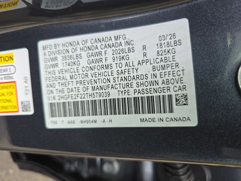 New 2026 Honda Civic LX image 33