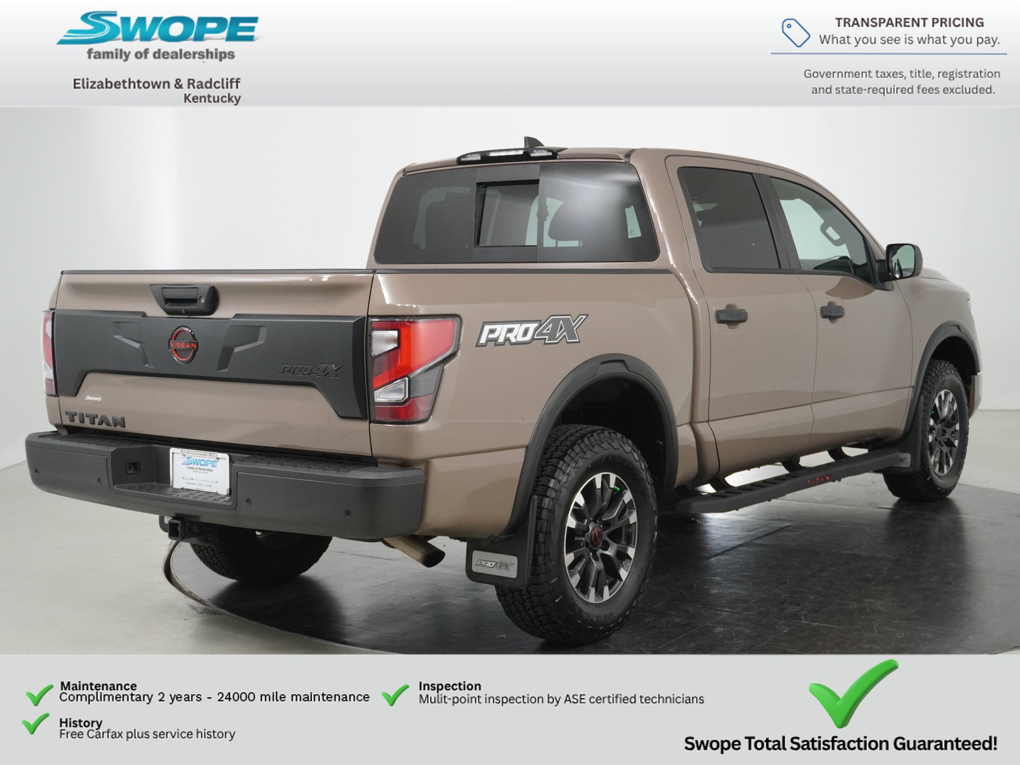 Used 2023 Nissan Titan PRO-4X w/ Off Road Protection Package AWD/4WD image 3
