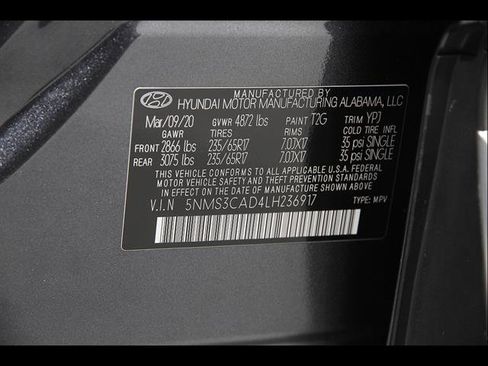 Used 2020 Hyundai Santa Fe SEL AWD/4WD image 22