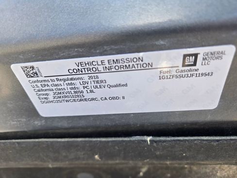 Used 2018 Chevrolet Malibu Hybrid Sedan 4D w/ Leather Package image 58