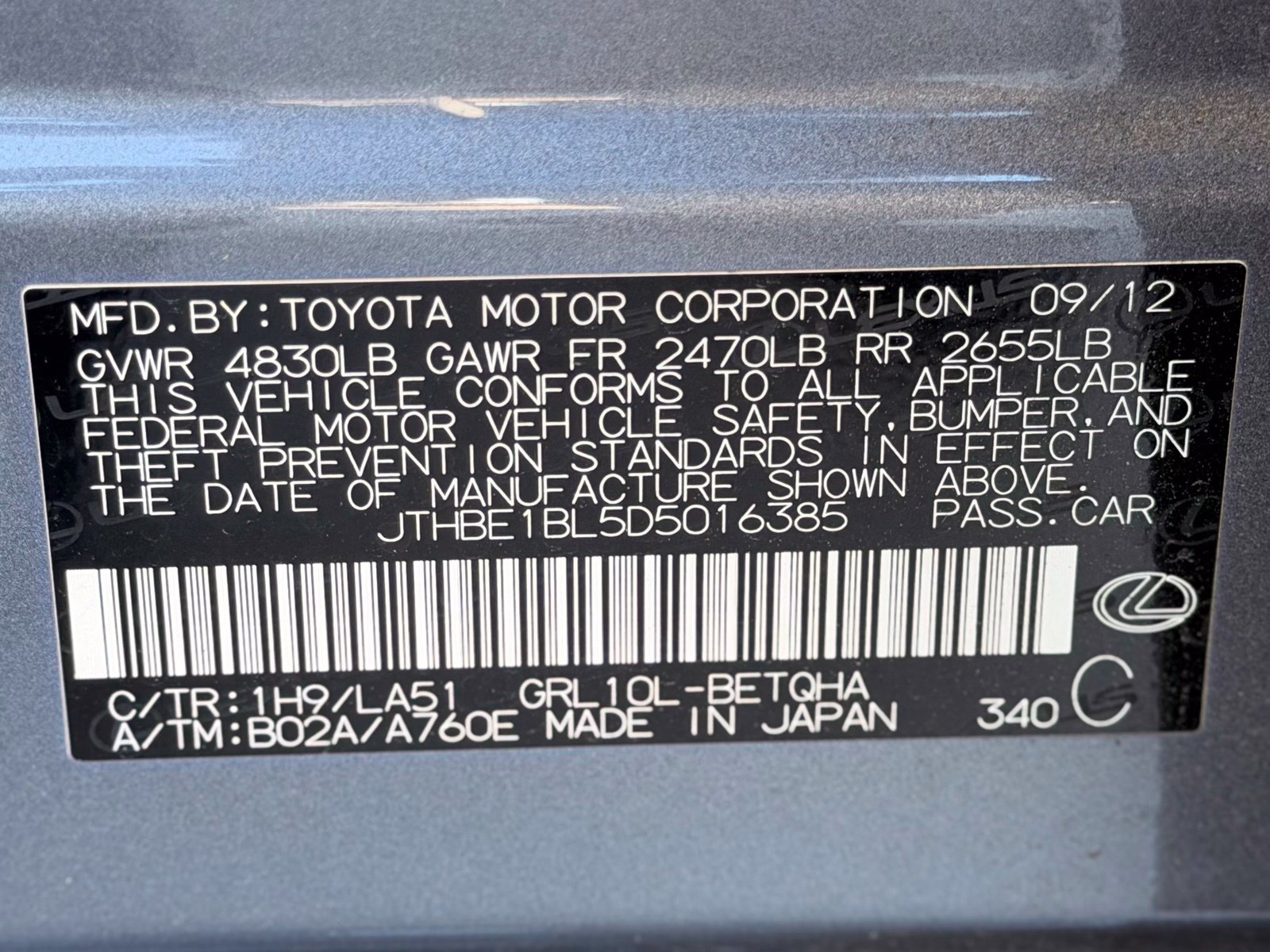 Used 2013 Lexus GS 350 w/ Luxury Pkg RWD image 48