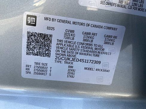 Used 2025 Chevrolet Silverado 1500 High Country w/ High Country Premium Package image 33