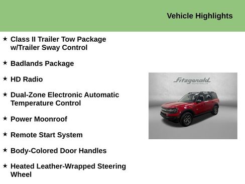 Used 2021 Ford Bronco Sport Badlands AWD/4WD image 9
