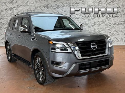 Used 2024 Nissan Armada Platinum w/ Captain's Chairs Package image 1