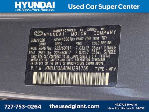 Used 2021 Hyundai Tucson Value w/ Cargo Package FWD image 34