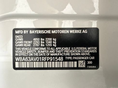 Certified 2024 BMW 430i Gran Coupe w/ M Sport Package (Priority 1) RWD image 34