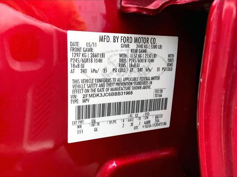 Used 2011 Ford Edge SEL w/ 202A Rapid Spec Order Code image 34