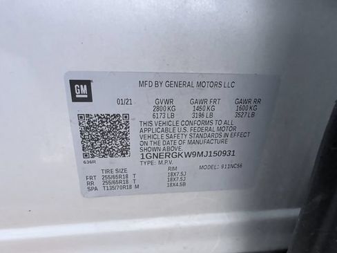 Used 2021 Chevrolet Traverse LT FWD image 28