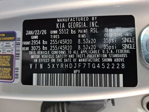 New 2026 Kia Sorento X-Line EX AWD/4WD image 16