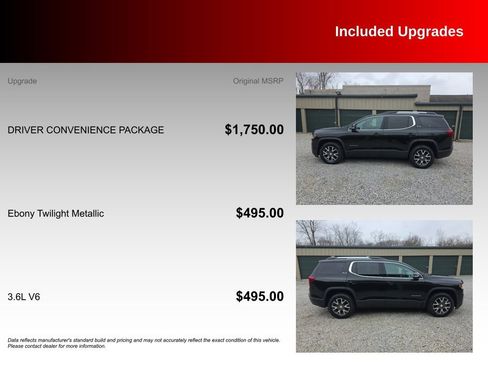 Used 2021 GMC Acadia SLE w/ Driver Convenience Package image 4