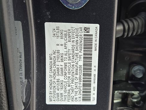 Certified 2024 Honda Civic Touring image 28