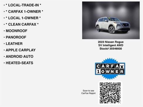 Used 2023 Nissan Rogue SV w/ SV Premium B Package image 7