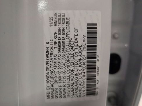 New 2025 Honda Pilot EX-L image 37