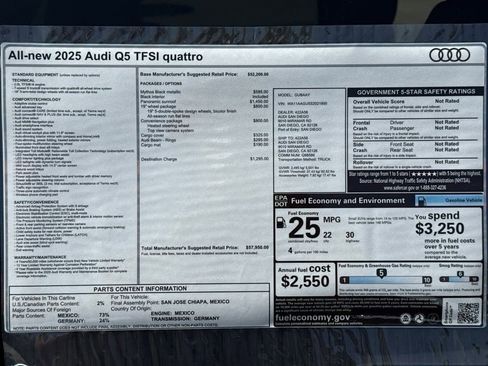 Certified 2025 Audi Q5 Premium w/ Convenience Package AWD/4WD image 21