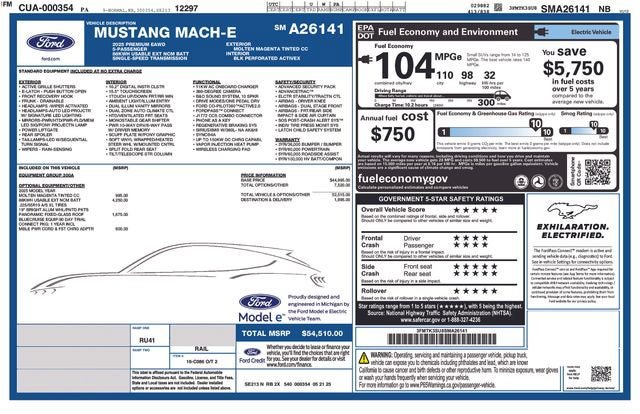 New 2025 Ford Mustang Mach-E Premium AWD/4WD image 4