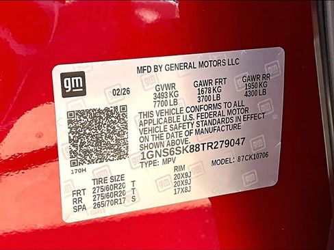 New 2026 Chevrolet Tahoe Premier AWD/4WD image 19