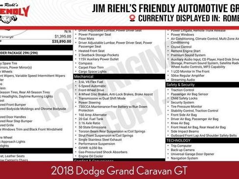 Used 2018 Dodge Grand Caravan GT image 1