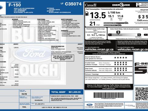 Used 2020 Ford F150 XLT w/ Equipment Group 302A Luxury image 9