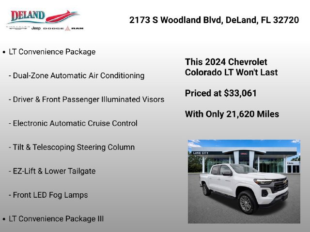 Used 2024 Chevrolet Colorado LT w/ LT Convenience Package III AWD/4WD image 22