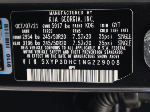 Used 2022 Kia Telluride EX w/ EX Premium Package AWD/4WD image 17