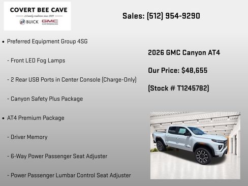 New 2026 GMC Canyon AT4 w/ AT4 Premium Package AWD/4WD image 19