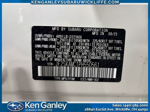 Certified 2023 Subaru Forester Wilderness AWD/4WD image 28
