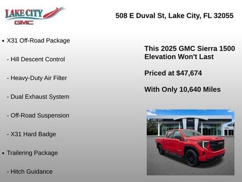 Used 2025 GMC Sierra 1500 Elevation w/ Preferred Package AWD/4WD image 45